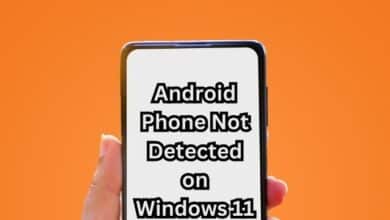 Android Phone Not Detected