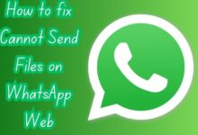 Cannot Send Files on WhatsApp Web