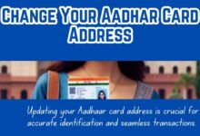 Change Your Aadhar Card Address