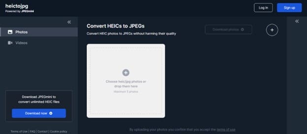 Convert HEIC to JPG or PNG Format