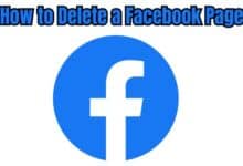Delete a Facebook Page