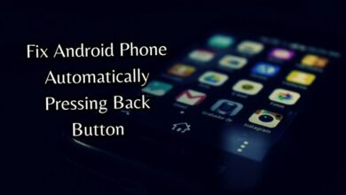 Android Phone Automatically Pressing Back Button
