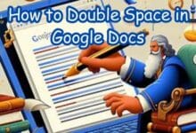Double Space in Google Docs