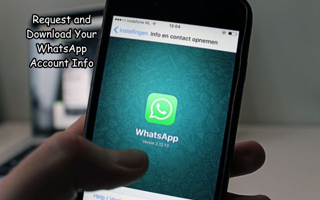 Request and Download Your WhatsApp Account