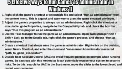 Run Games as Administrator