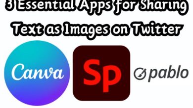 Sharing Text as Images on Twitter