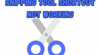 Snipping Tool Shortcut Not Working