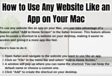 Website Like an App