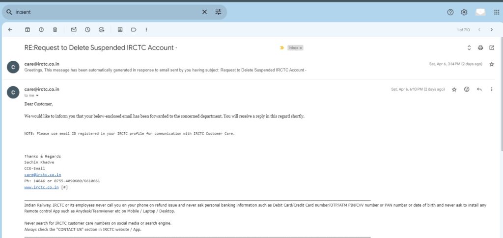 Irctc Account Suspended How To Activate - 1