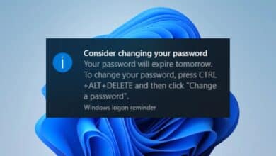 Windows Password Expired