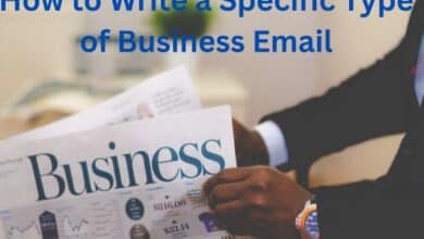 Type of Business Email